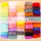 241 Pcs Needle Felting Kit - Complete Needle Felting Tools and Supplies with Felt Wool 50 Colors, Felt Molds, High Density Foam Pad Storage Box for DIY Craft Animal Home Decoration